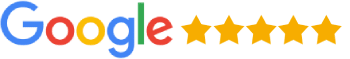 Logo Google avec 5 étoiles